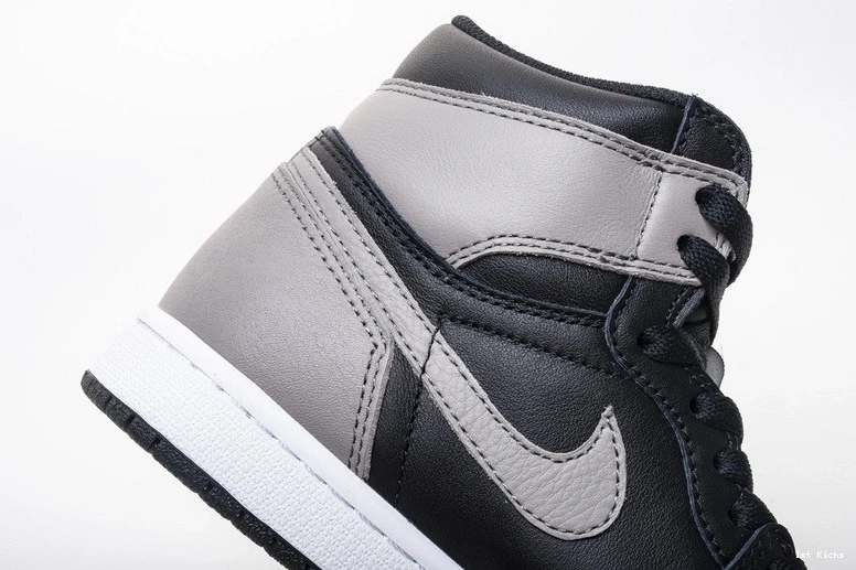 OG  1 555088-013 Retro Black Gray Air Shadow Jordan High 0313